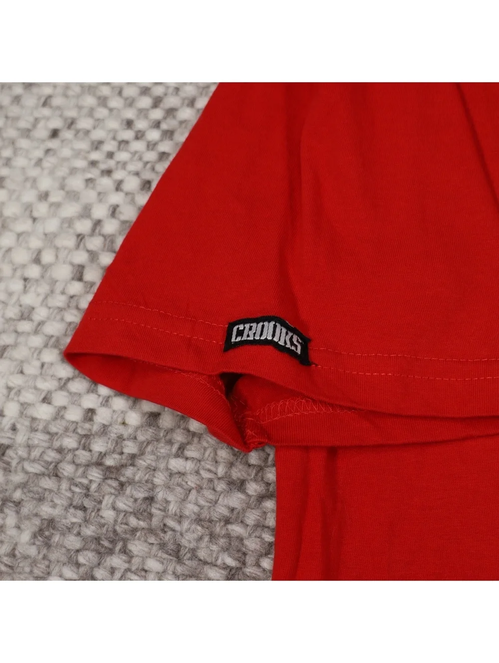 Crooks & Castles The Ruling Elite Graphic T Shirt Red Large Streetwear Skull